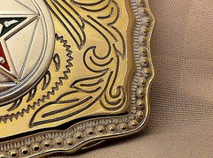 Order of the Eastern Star Belt Buckle Western Style New Design!!