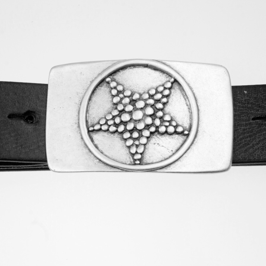 Buckles Gürtelschnallen Stern wechselgürtel Wechselschließe für 4 cm ledergürtel