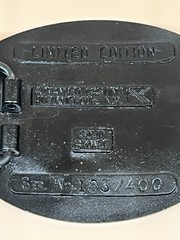 Cobre Tire Belt Buckle 10 Year Limited Ed 183/400 Solid Bronze Advanced Casting