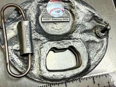 Official Tailgater Baltimore Orioles MLB Siskiyou Belt Buckle & Bottle Opener