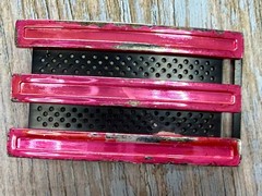 Adidas Golf 3 Stripe Pink & Black Color Trophy Award Style Used Belt Buckle