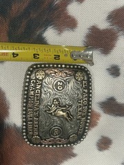 2005 Champion Bull Rider Trophy Buckle from Angelina’s Arena in El Paso, Texas