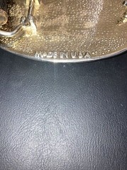 Vintage Belt Buckle Eagle Feathers Gold Resin with belt size 32