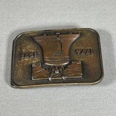 BICENTENNIAL LIBERTY BELL 1776 – 1976 COPPER TONED BELT BUCKLE