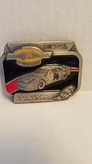 Vintage Bill Elliott NASCAR McDonalds Drive Through Crew USA Belt Buckle #022
