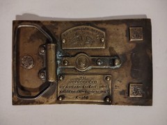 Budweiser King of Beers Anheuser Busch Metal Belt Buckle – Vintage A-16B
