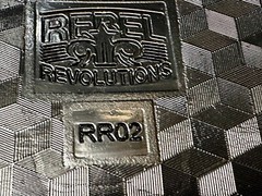 Rebel Revolutions Retro Black Color Ghetto Blaster / Boom Box Belt Buckle
