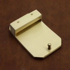 1PCS 40mm Heavy Duty Solid Brass Belt Buckle for Leather Belt Replacement
