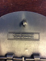 Brass Belt Buckle Handyman Club of America Belt Accessory Buckles