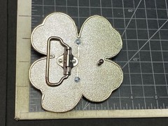 Lucky four leaf clover shamrock novelty bottle opener belt buckle