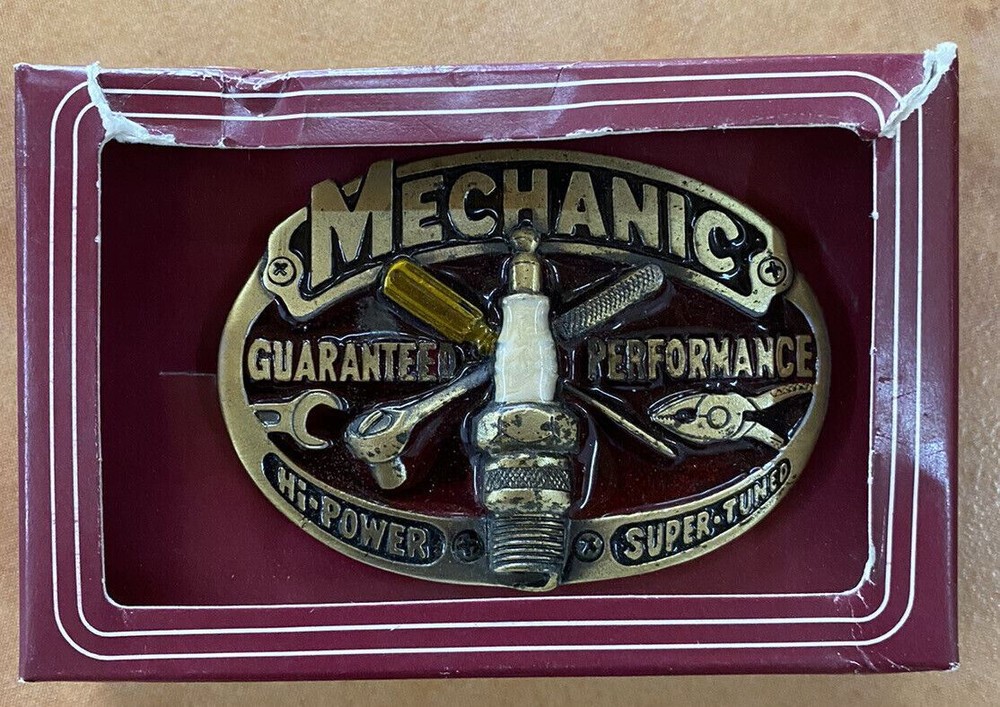 Retro Carpenter Mechanic Men&rsquo;s Belt Buckle Metal Alloy Western Cowboy
