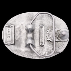 Vultures R. Crumb Artwork Patience My Ass… Belt Buckle