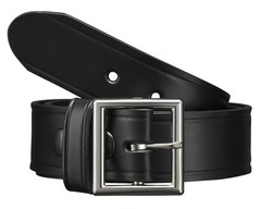 Perfect Fit 1.5 Inch Garrision Genuine Leather Belt American Made 32, Black