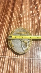 Vintage Metal 80th Anniversary Naval Petroleum Reserve No. 1 Buckle 1912-1992