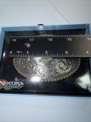 NOCONA OVAL INITIAL BUCKLE S – ACC BUCKLE – 37072-S