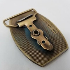 2004 Alme Cont. Cut Bank Montana 18th Edition Bronze-Tone Metal Belt Buckle