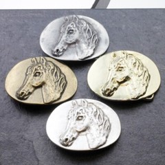 Belt buckle horse pin buckle for 4 cm leather belt pin buckles gs124
