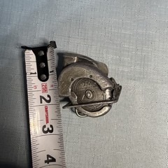 Carpenter Circular Saw Belt Buckle – Bergamont Brass Works 1979 Made in the USA