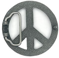 Peace Sign Belt Buckle New