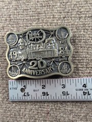 1984 Holiday Rambler RV Belt Buckle #356/500 Travel Trailer Camper