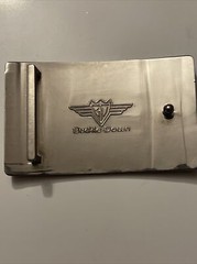 Mexican Flag Belt Buckle Vintage: New, Gear Condition, 4” By 2”, Great Details