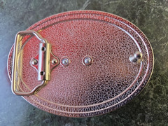 Vintage Western Longhorn Bull Cow Skull Belt Buckle – Silver Chrome Rodeo Cowboy