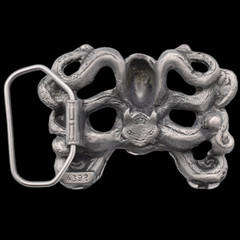Octopus Deep Sea Creature Nautical Belt Buckle