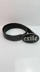 2006 EXILE CYCLES Black Metal Belt And Bottle Opener Size 36