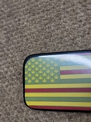 Cannabis Flag Belt Buckle Bob Marley Weed Style