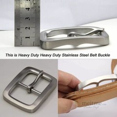 1 1/2&Prime; 38mm Cowboy Stainless Steel Belt Buckle Western belt buckle for Leather