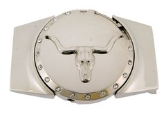 Bull Riders Aztec Metal Spinners Removable Lighters Belt Buckle Mens Western New