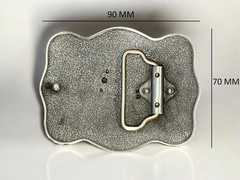 Engraved Belt Buckle Custom Personalized Monogrammed Western Buckle
