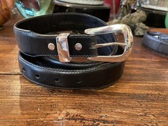 Douglas Magnus James Reid Dgn Sterling Silver Belt Buckle NuBelt 37-38”✅