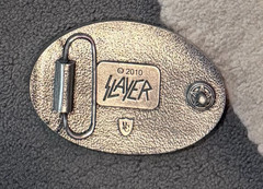 Slayer 2010 World Painted Blood Belt Buckle