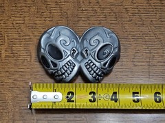 Mexican Skull Luchador Sugar Skull Evil Belt Buckle