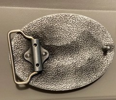Elk Deer American Flag Belt Buckle USA Hunter Antique Silver Fits 1.5&Prime; Belts