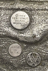 1984 Bergamot Brass Works Z-149 Pool Table Billiards Snooker Belt Buckle 3-D A1
