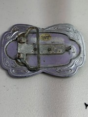VINTAGE HORSE WITH HORSE SHOE THEME BELT BUCKLE Hong Kong