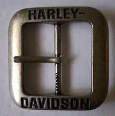 Harley Davidson Belt Buckle Nickel Silver Tone Does Not Come With Belt Strap