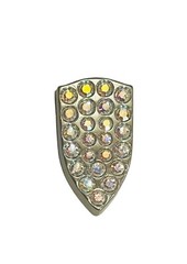 Western Fashion Full Crystal Belt Buckle W/AB Color Crystals