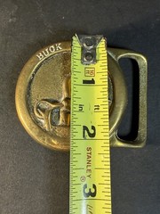 Vintage Blacksmith Brass Belt Buckle Buck Go Inc.
