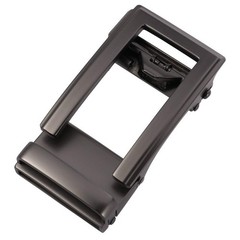 Teensery Men&rsquo;s Ratchet Belt Buckle 36mm Automatic 1.4 inch, Matt Gun Black 2