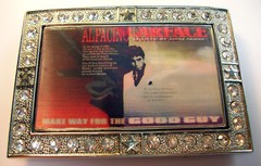 3D FLIP CHANGING PICTURE MOVING IMAGE SCARFACE MOVIE AL PACINO MOVIE BELT BUCKLE