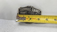 Great American Buckle Co. Belt Buckle Mens General Grant Cotton Co 1985