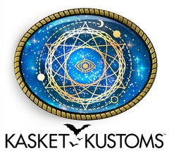 Sacred Geometry Belt Buckle – Esoteric Celestial Evil Eye Belt Buckle – 796