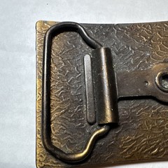 Vintage 1980s Lee Jeans Brass Belt Buckle