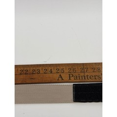 Bison Tactical Utility Belt Metal D Ring Double Layer Nylon Tan 1.5&Prime; Fits 32-36