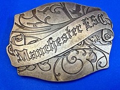 Manchester ESC Clothing Company Vintage Silver Color Belt Buckle