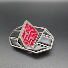 Vintage Transformers Reversible Belt Buckle Red And Purple