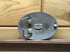 Jack Daniels Old number 7 Gray metal large cowboy belt buckle 2013